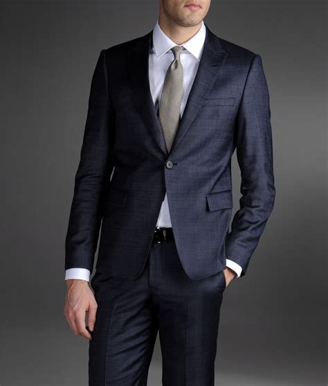 emporio armani men's suits